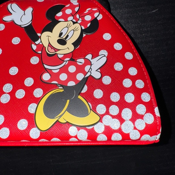 Minnie Mouse Polka Dot And Bow Disney World Parks Kids Purse Beaded Handle - Picture 2 of 8